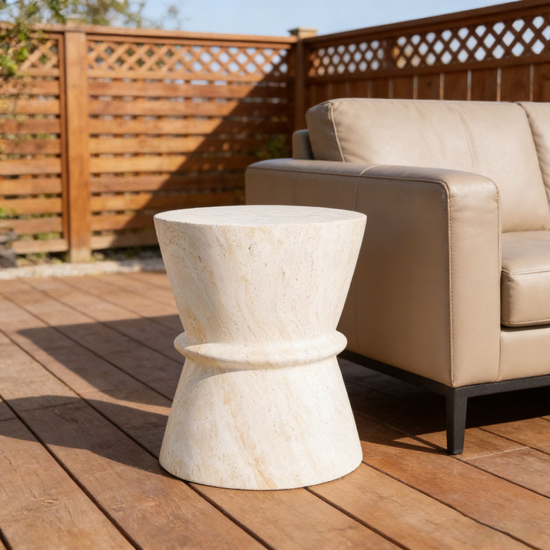 Table d'extérieur en béton pour l'extérieur