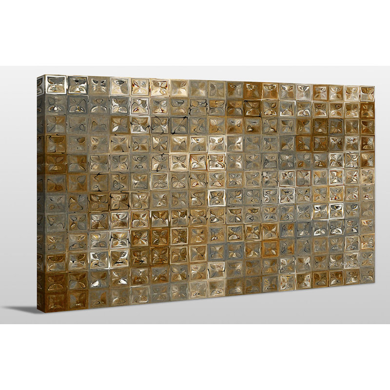 «Tile Art # 6 2013», impression sur toile, H 24 po x l 40 po x P 1,5 po, Toile tendue