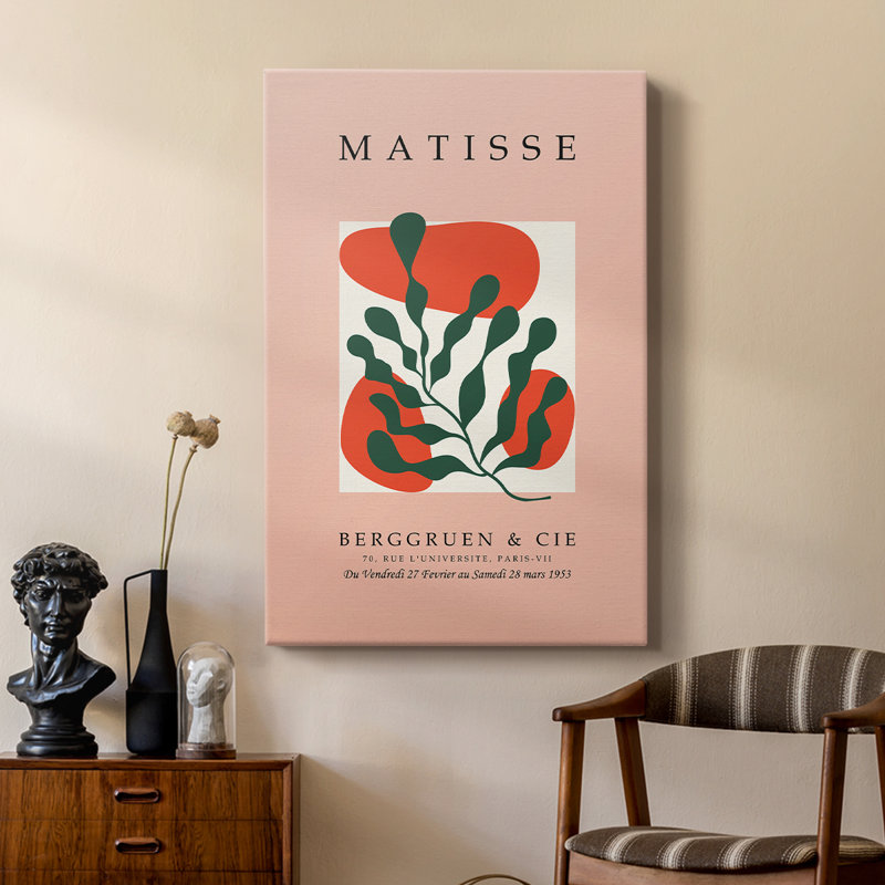 Matisse Cccxxix, reproduction d'art encadrée sur mesure, galerie Cavas, H 48 po x l 32 po