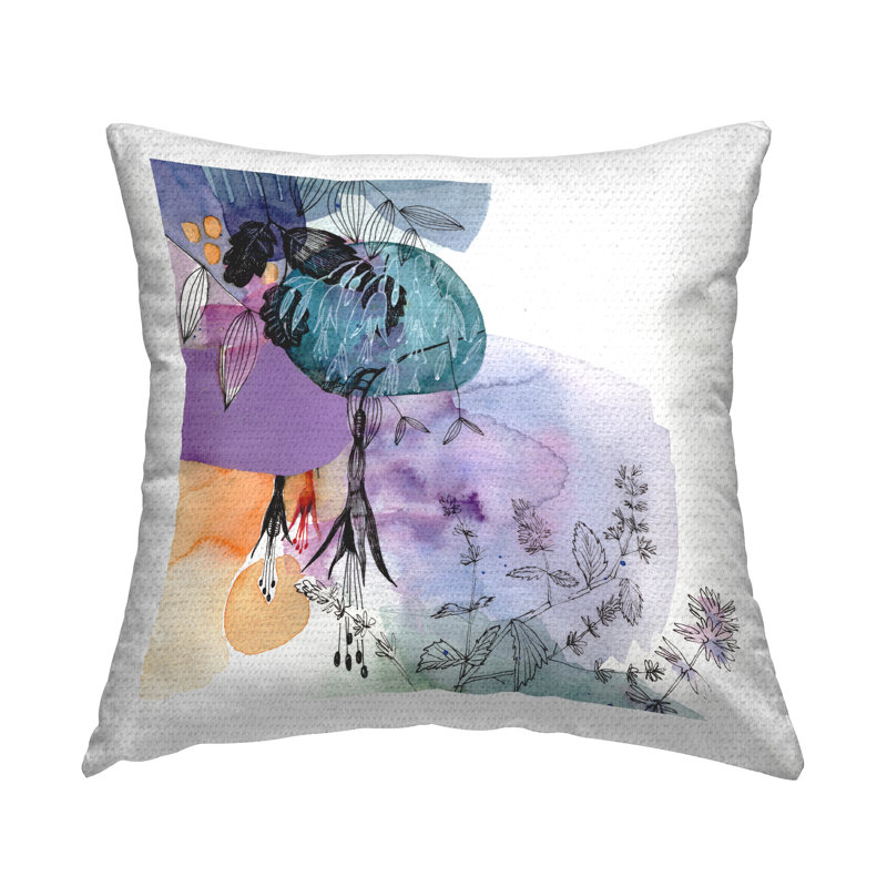 Abstract Outdoor Throw Pillow