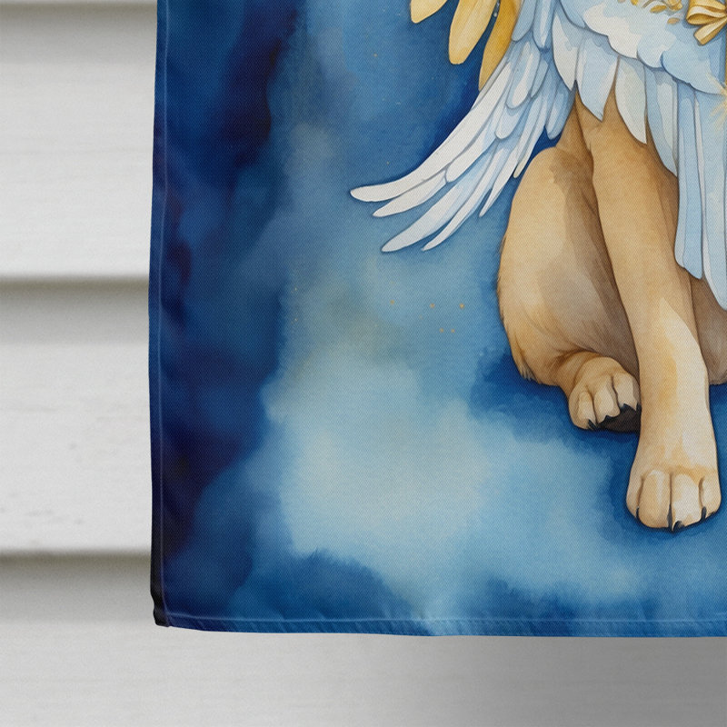 Drapeau jaune «Labrador Retriever», mon ange et chocolat jaune