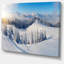 Winter Mountains Panorama, reproduction de photo sur toile tendue-33252026-16484214