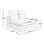 Chaise d'appoint rembourrée Ojai-276643411