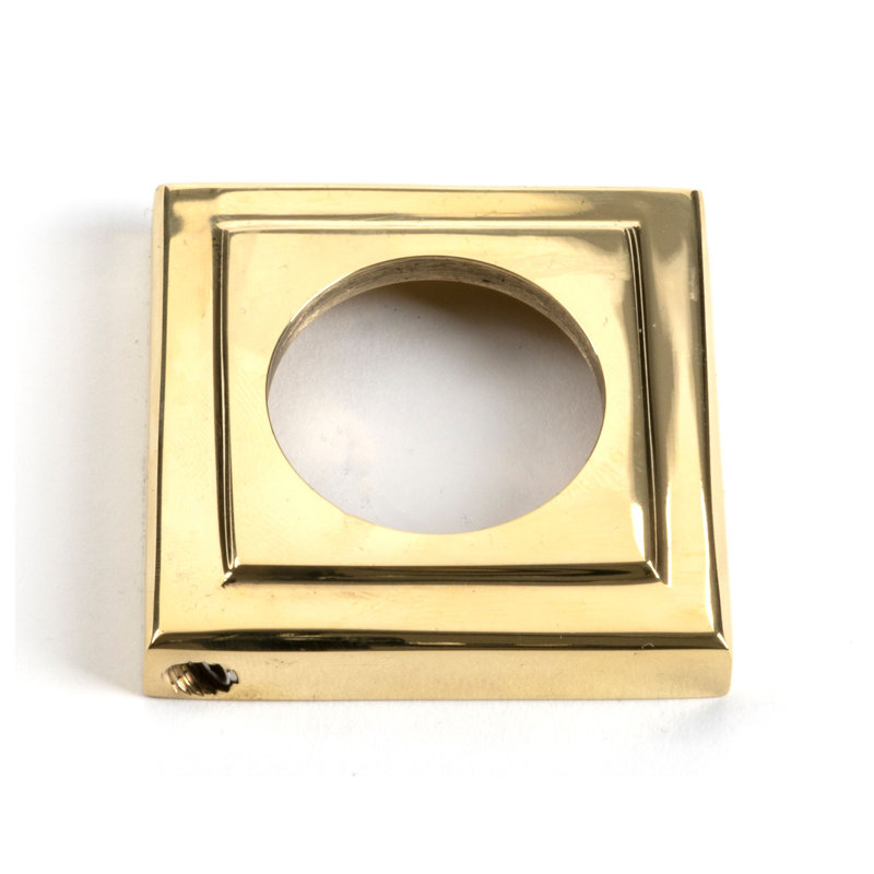Brompton Latch Right Hand Door Handle, Aged Brass