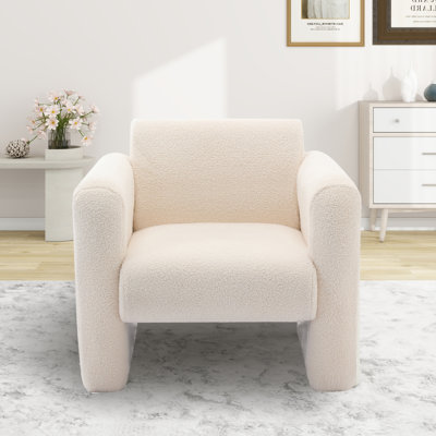 Fauteuil d'appoint moderne rembourré
