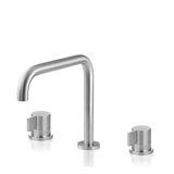 Acquaco Linki Insert Deck Mount Three-Hole Two Handle Widespread Bathroom Lavatory Faucet