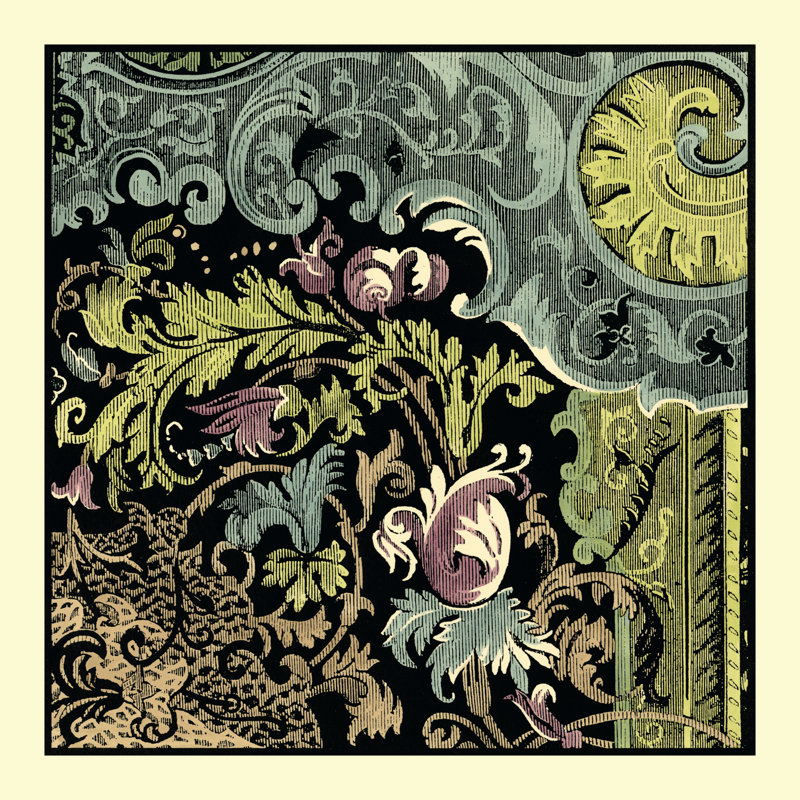 Tapestry Elegance IV - Wrapped Canvas Print, 30cm H x 30cm W
