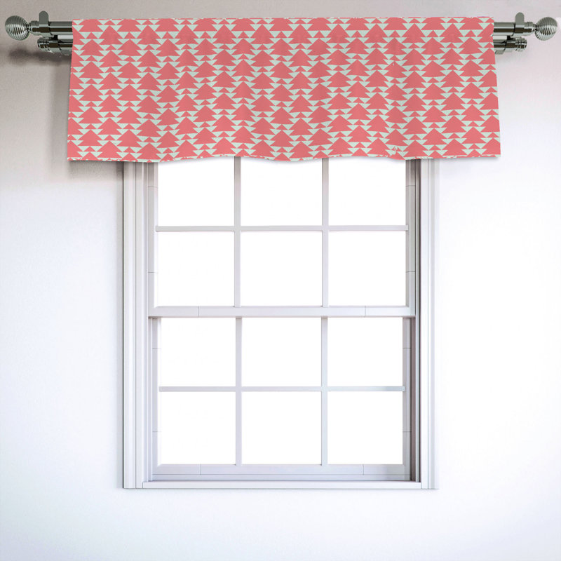 Sateen Ruffled Window Valance