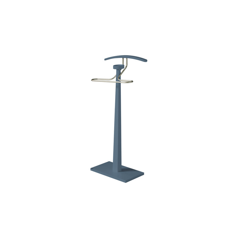 Mcallier Freestanding Valet Stand, Blue