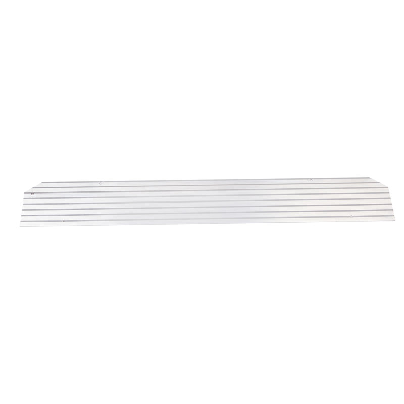 Rampe de seuil en aluminium H 2 po x l 34 po x L 12 po, H 1 po x l 34 po x L 6,5 po