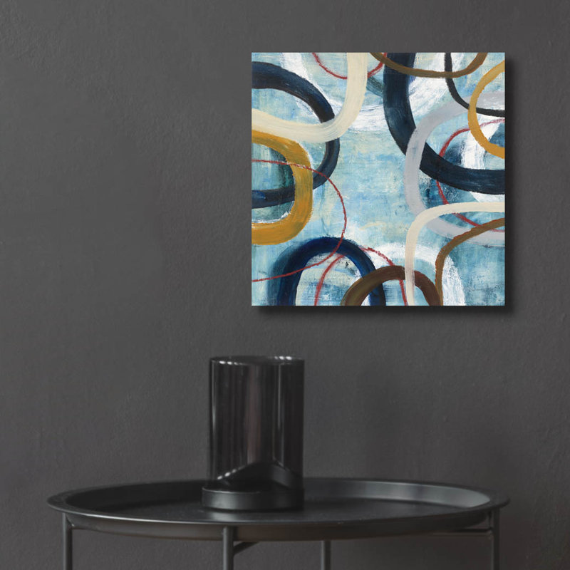  «Dwell 1» par Cheryl Warrick, art mural en verre acrylique, 12 po x 12 po
