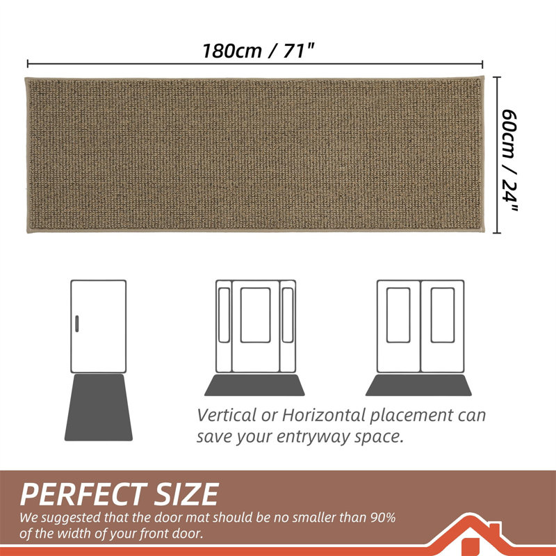 Paillasson Dirt Trapper, Beige, L 24 po x L 71 po