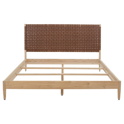 Tamita Leather Platform Bed