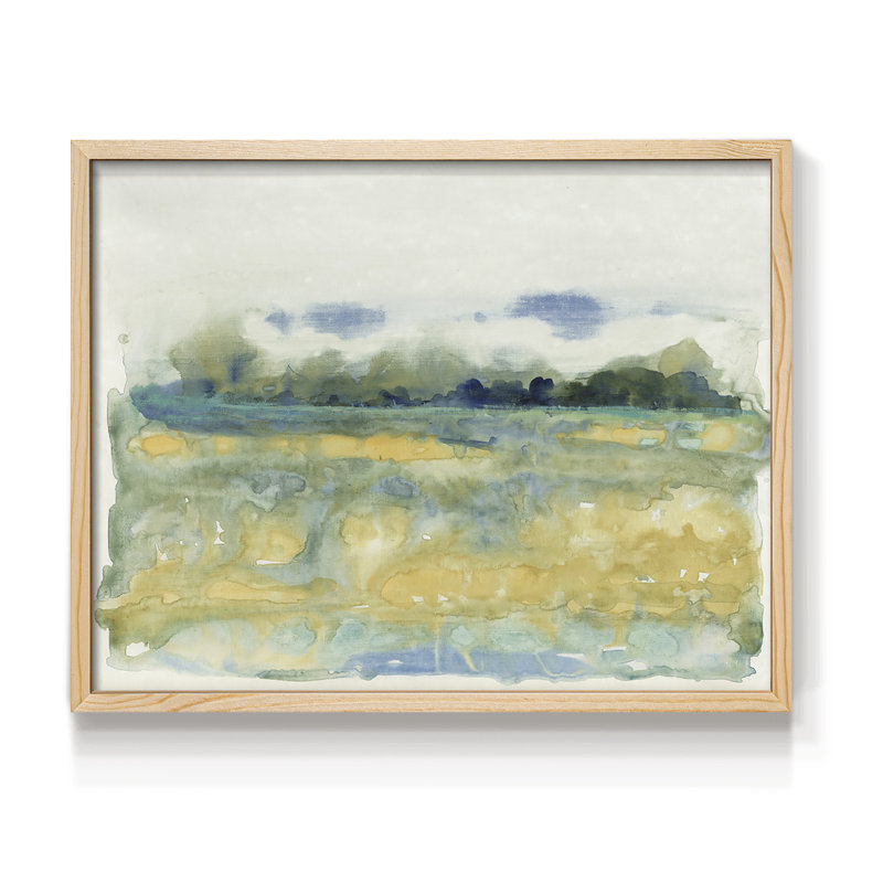 «Flowing Landscape I», reproduction encadrée, H 8 po x l 10 po, Naturel