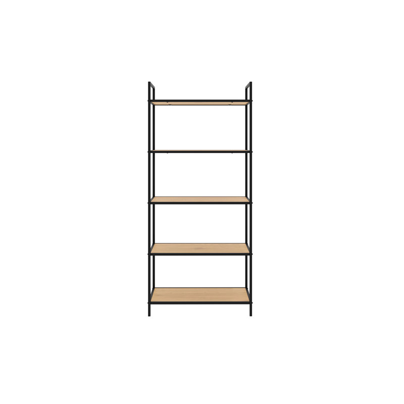 Tashanika 156cm H x 70cm W Steel Standard Bookcase