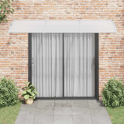 Aghan vidaXL Door Canopy, Outdoor Awning for Porch & Patio, Polycarbonate Cover