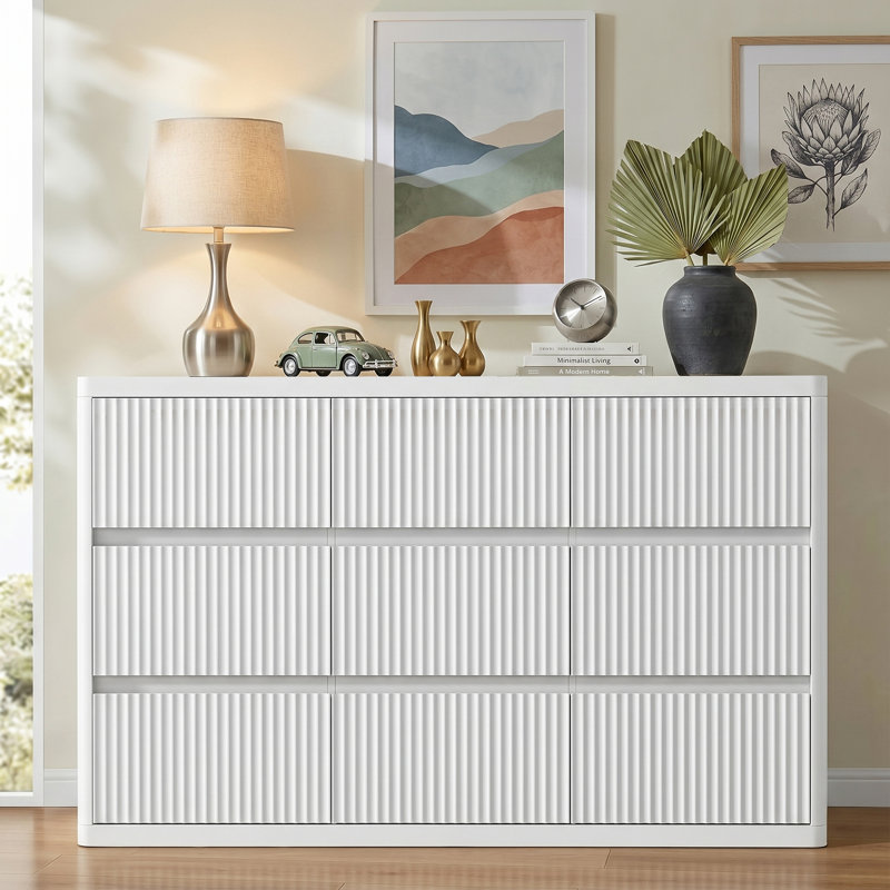 Ensemble de chambre à coucher 3 pièces, White