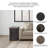 Edmore End Table and Built-In Outlets