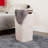 Slim Laundry Hamper, 40 Liter Capacity, Hinged Lid, 2 Pack-81245420-112438265