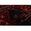 Tapis de couloir noir en laine style années 1990 de 3 pi 11 po x 9 pi 3 po Gaume