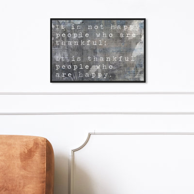 " Typography And Quotes Happy People Inspirational Quotes And Sayings "