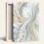 Art mural sur toile bleu sarcelle et blanc-36412024