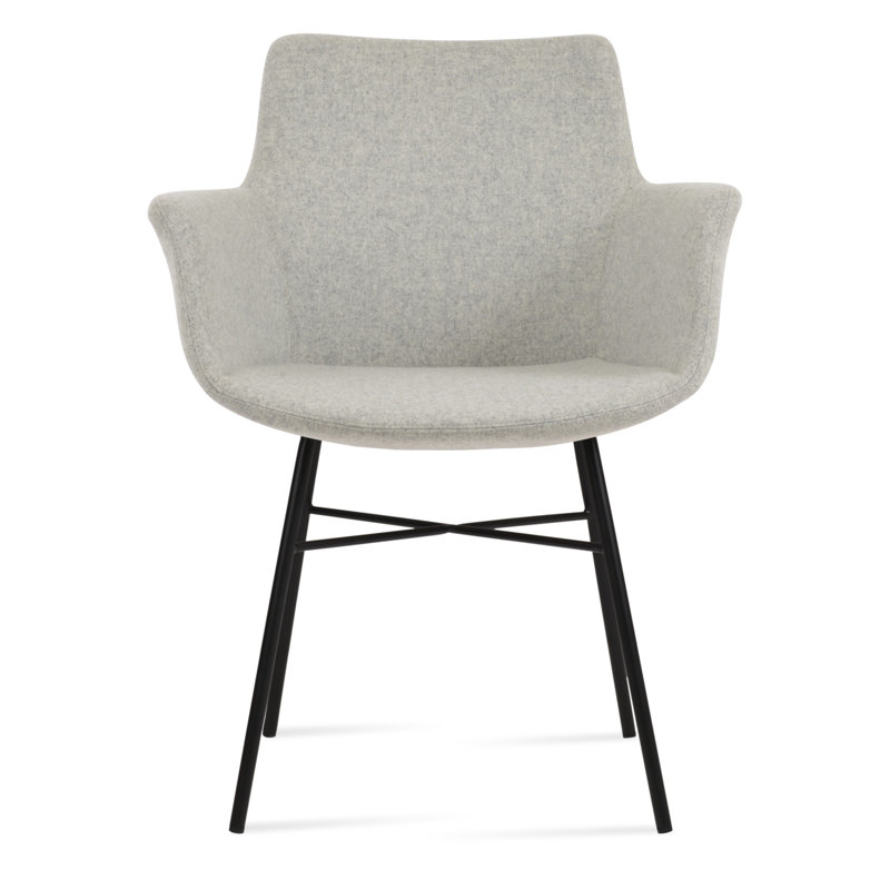 Fauteuil Bottega, Noir, Turquoise