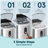 Simzlife 26Lbs. Daily Bullet Ice Countertop Ice Maker Ice Machine With Handle,Self-Cleaning Ice Makers, 26Lbs/24H, 9 Ice Cubes Ready In 6 Mins For Home/Kitchen/Bar/Party/Camping-106891991