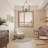 Morfa 1-Light Kitchen Pendant Light with Crystal Accents