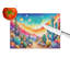 Cactus in Colour Glass Cutting Board Large