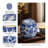 Blue/White Peony Chinoiserie Lidded Candle