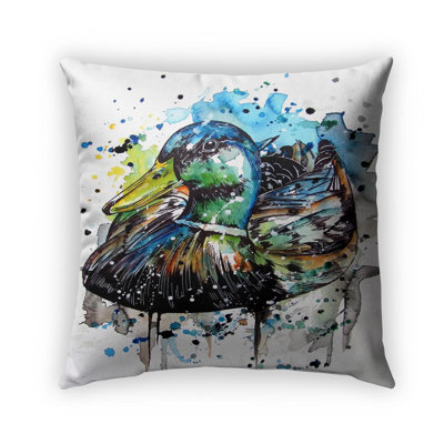 Throw Pillow Vintage Duck