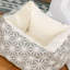 Hamm Geometric Polyester Pet Bed