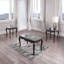 Coffee Table Traditional Style With Curved Legs Carved Design Solid Wood