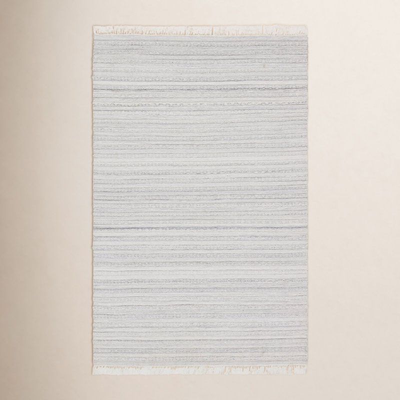 Torre Area Rug in Neutral Gray/Glacier/Gardenia, Rectangle 6' x 9'