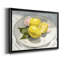 Citrons sur une plaque I - peinture sur toile encadrée-1713154672-1713154684