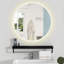 Miroir rond de salle de bain anti-buée avec éclairage réglable Airalyn-502926914