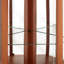 Vitrine d'angle vitrée d'angle vitrine d'angle vitrée pour salon