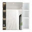 Armoire de rangement murale surélevée au-dessus de la toilette Armoire de rangement murale Armoires à pharmacie en bois