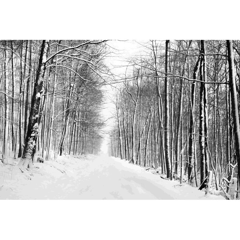 Une promenade dans la neige III, H 24 po x l 36 po