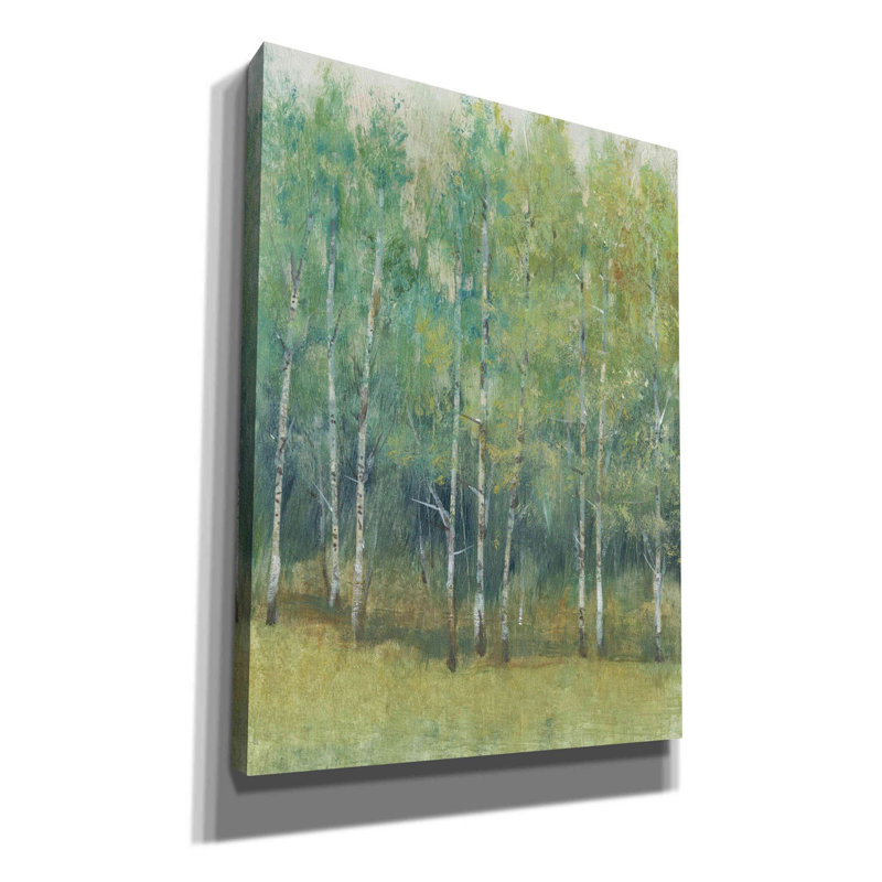 «Woodland Edge I» par Tim O'toole, art mural sur toile, H 54 po x l 40 po x P 1,5 po