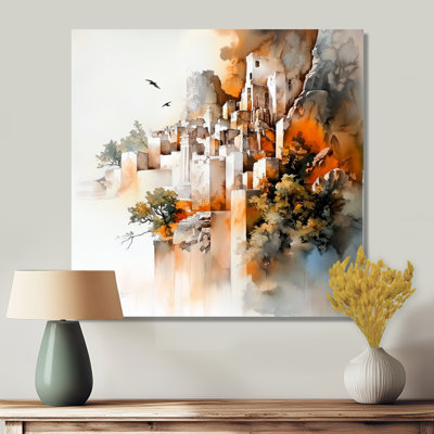 Mexican Lost City - Mexico Metal Wall Decor, Traditional Metal Print