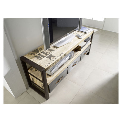 Factory Unfinished TV Stand for TVs up to 65"