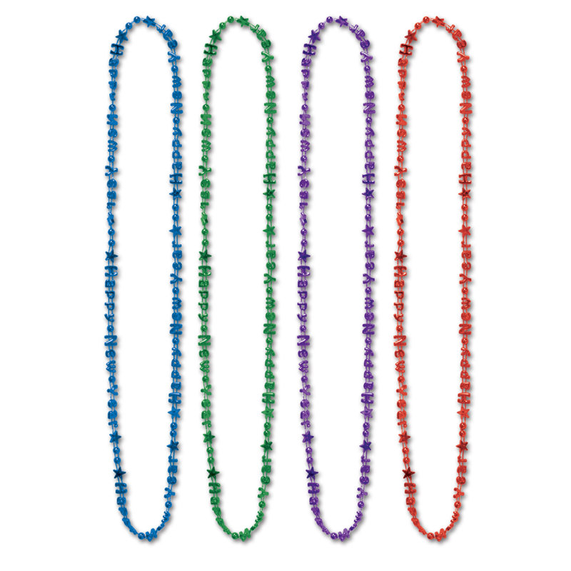 Bulk Happy New Year Bead-Of-Expression