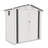 6X3.6FT Metal Storage Shed,Tool Shed With Peaked Roof Waterproof With Clear Window And Lockable Door Compact Tool Shed For Garden, Backyard,Patio,Sundries And Bike Storage, White-123950923