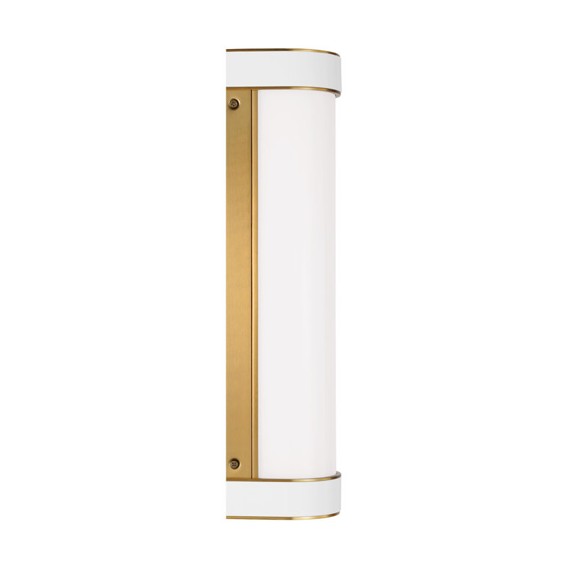 Monroe 1 - Light Vanity Light, Burnished Brass