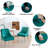 33.46'' H Velvet Upholstered Parsons Chair-969633149