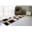 Tapis beige / brun en polyester Derin-1071494156