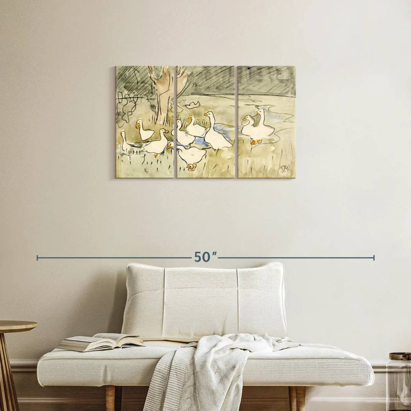 Brampt Classic Ducks, 20" H x 33" W
