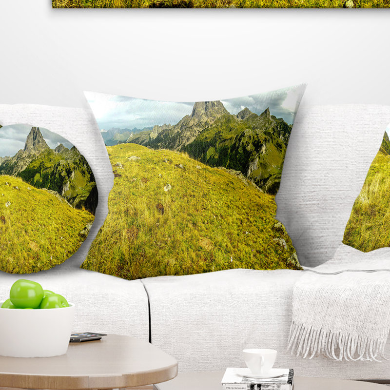 Coussin Landscape, 18 po x 18 po, Coussin décoratif
